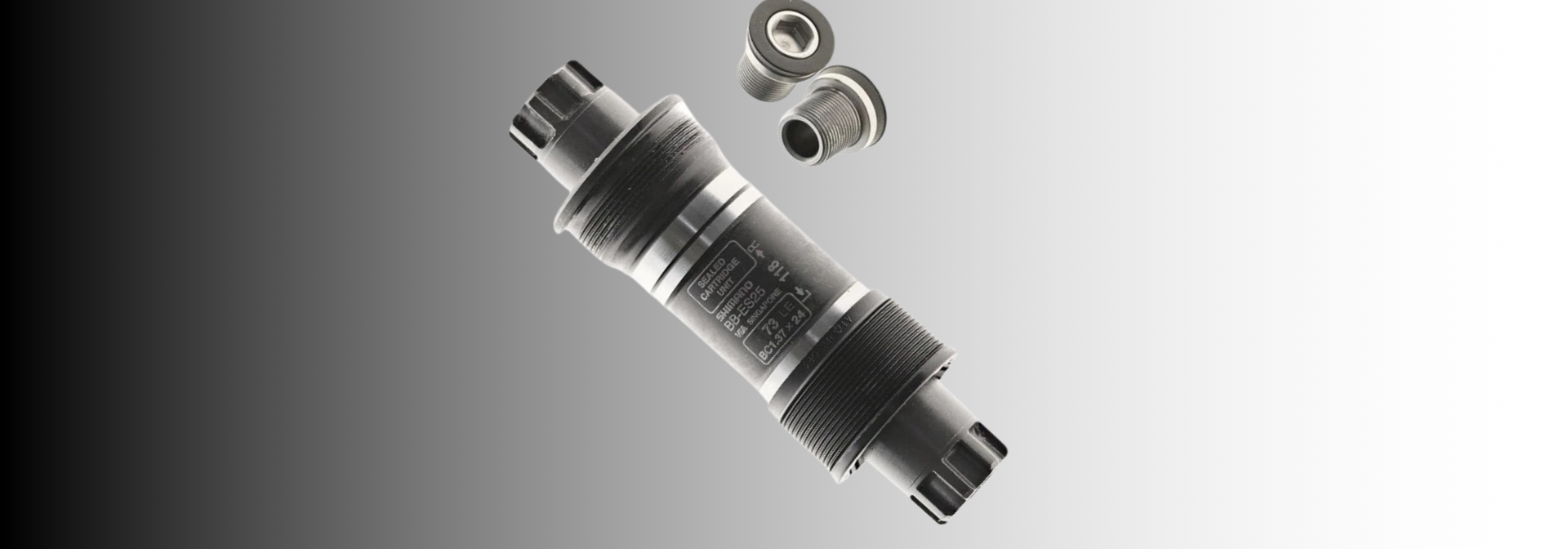 Lightweight BB30 press-fit bottom bracket with oversized bearings for stiffness on performance road bikes