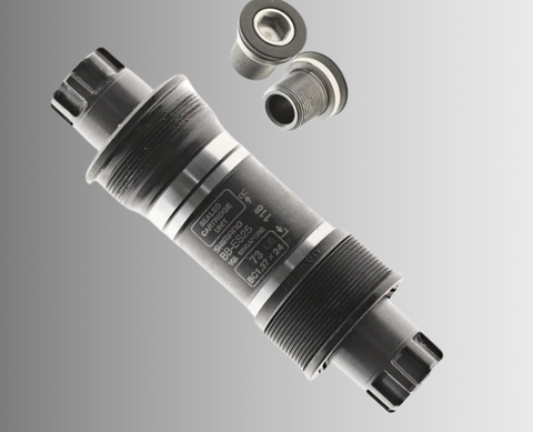 Lightweight BB30 press-fit bottom bracket with oversized bearings for stiffness on performance road bikes