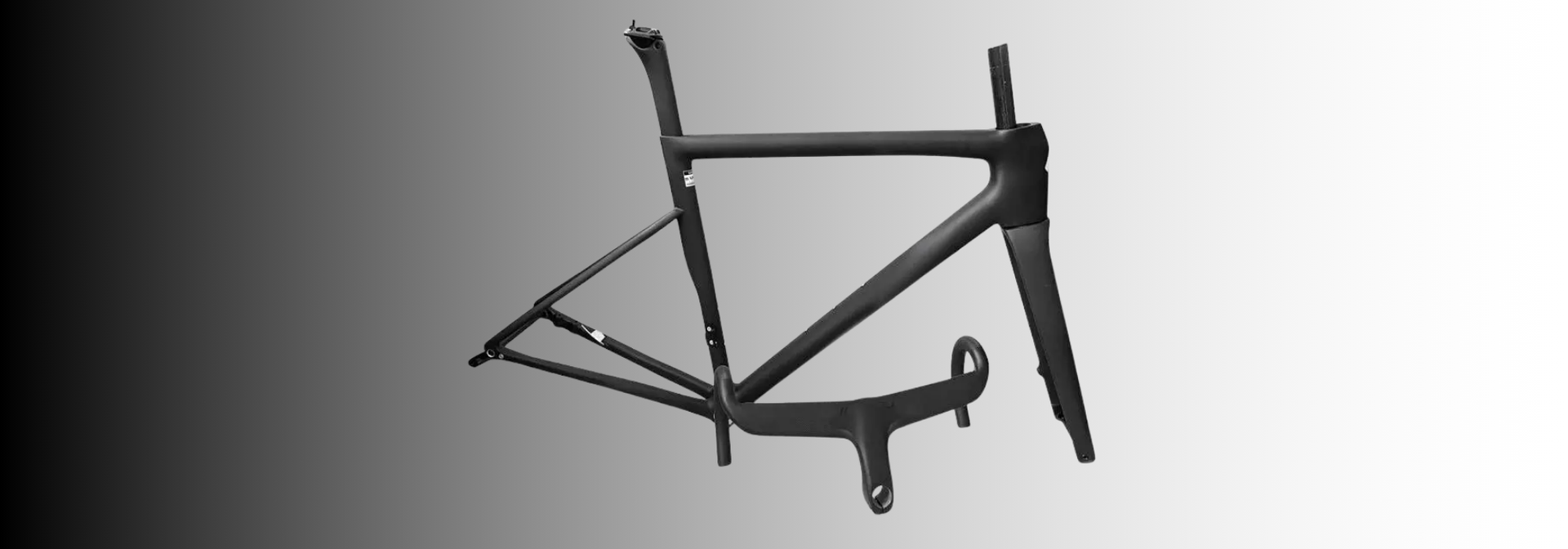 Unidirectional carbon road frame with integrated seat clamp, BB386EVO bottom bracket, and hidden cable routing