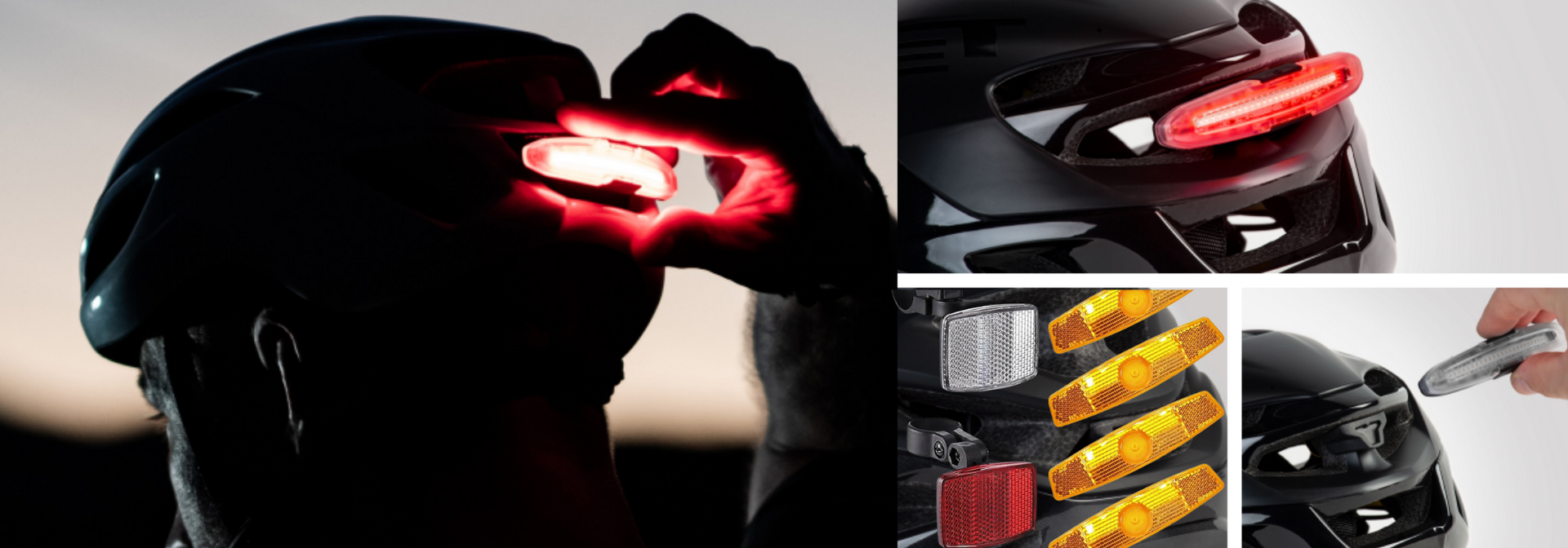 Mountain biker night riding with helmet-mounted spotlight (1,500 lumens) illuminating technical singletrack