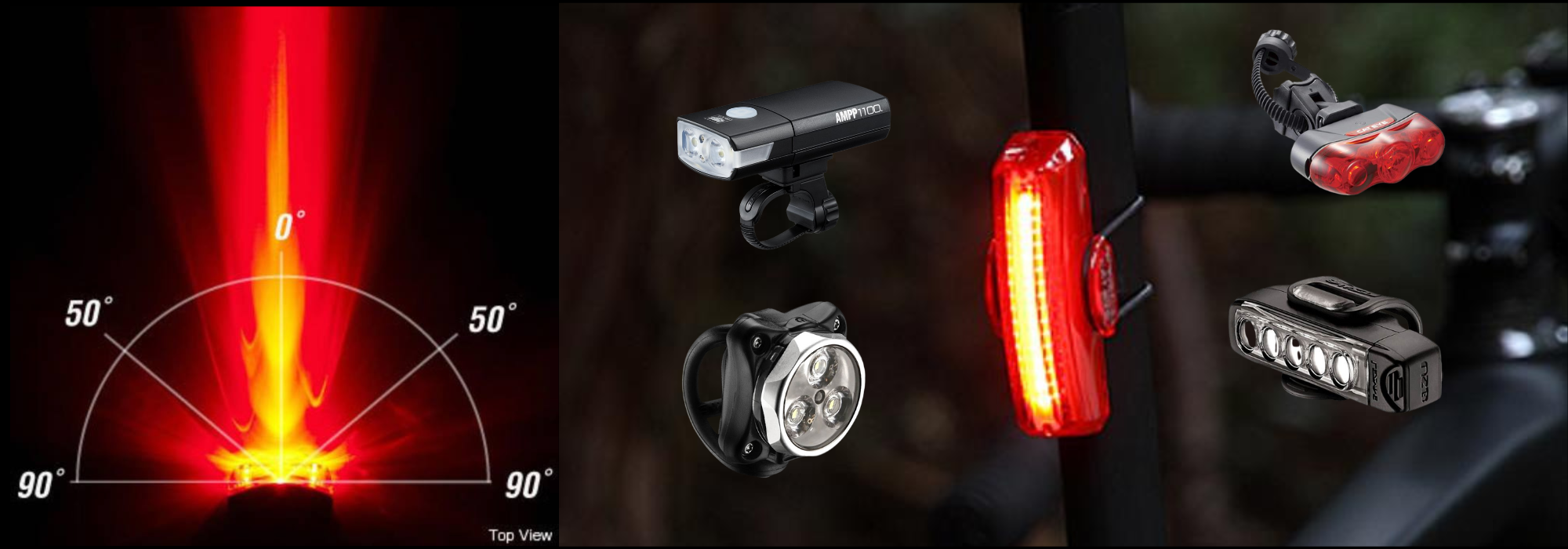 Front Right Rear Light Front and Rear Lights – Mighty Pedal