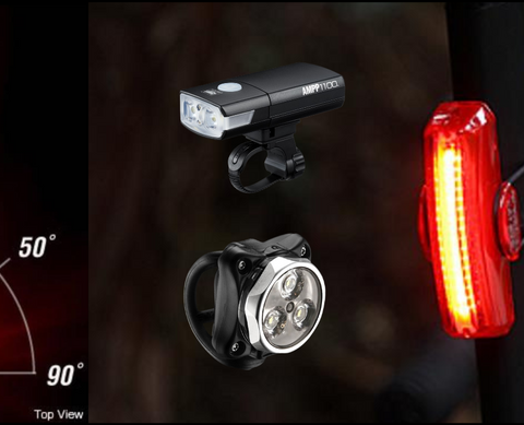 Retroreflective bicycle wheel reflector redirecting car headlights at night for passive visibility