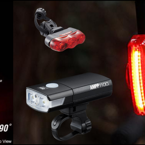1200-lumen bike headlight with USB-C charging, beam pattern adjuster, and STVZO road-legal cutoff