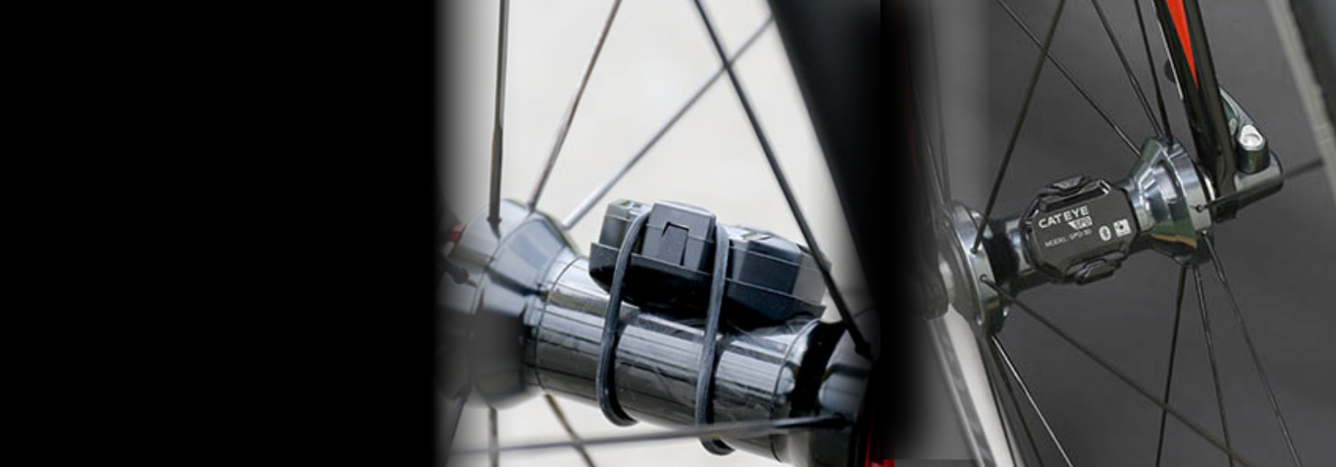 Bluetooth wheel hub-mounted speed sensor calculating distance without magnets for clean road bike setups