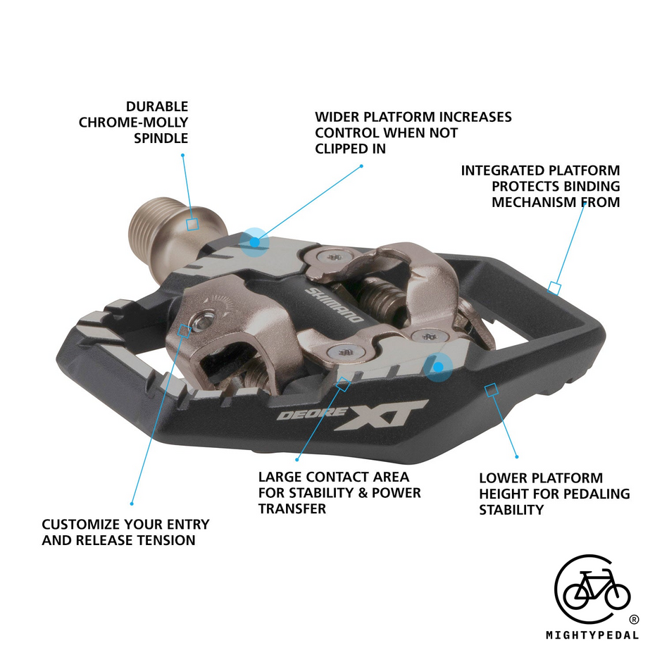 Shimano Clipless Pedal, PD-M8120, DEORE XT, SPD(SM-SH51)