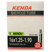 Kenda Inner Tube 16 x 1.25-1.90 FV