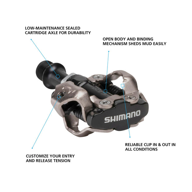 Shimano Clipless Pedal, PD-M540, SPD(SM-SH51)