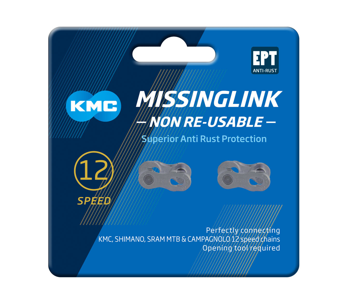 KMC 12spd Connector, CL-552 2Pairs/card