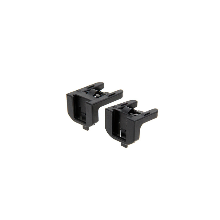 A set of two Cateye bike light mounting brackets for easy attachment of lights to handlebars or seat posts for improved cycling visibility.