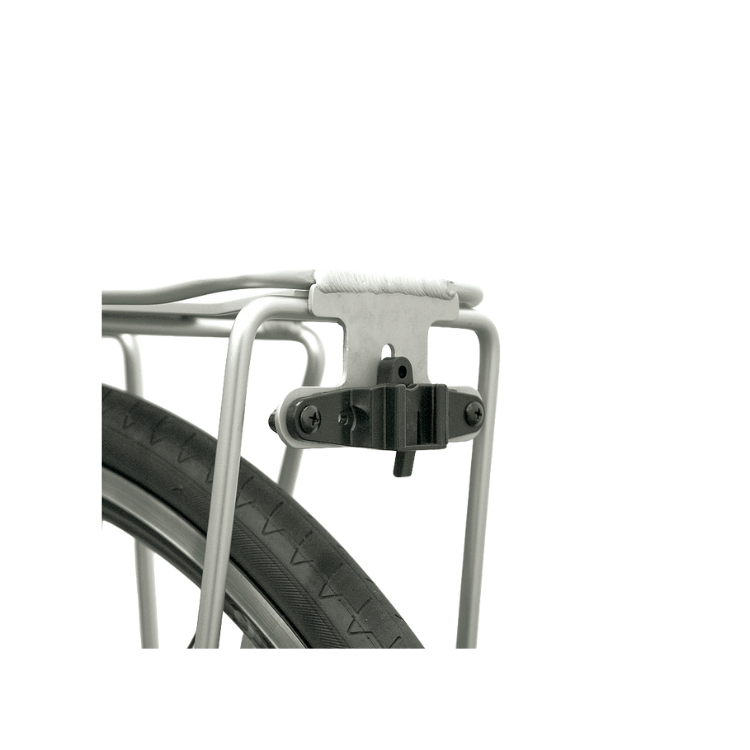 Cateye bike rack mount bracket designed for easy installation of bike lights, ensuring a secure fit on bike frames for enhanced safety during rides.