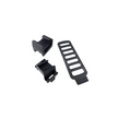 Cateye mounting kit for securing the rear light to the bike, including clips and a strap for easy installation.