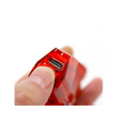 Close-up of the USB-C port on the Cateye VIZ 100 rear bike light, showing the easy access for charging.
