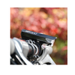 Cateye AMPP 200 front bike light with wide beam illumination, ensuring clear visibility for cyclists.
