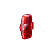 Cateye VIZ150 rear bike light mounted on a bicycle seat post, showcasing its red LED design for increased visibility.