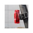 Cateye VIZ300 rear light visible from various angles, ensuring safety for the rider.