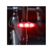 Cateye VIZ300 rear light installed on the saddle post for visibility during daylight rides.
 