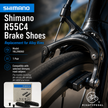 Shimano R55C4 Brake Shoes Set(Alloy Rim) , Pair , Y8L298060