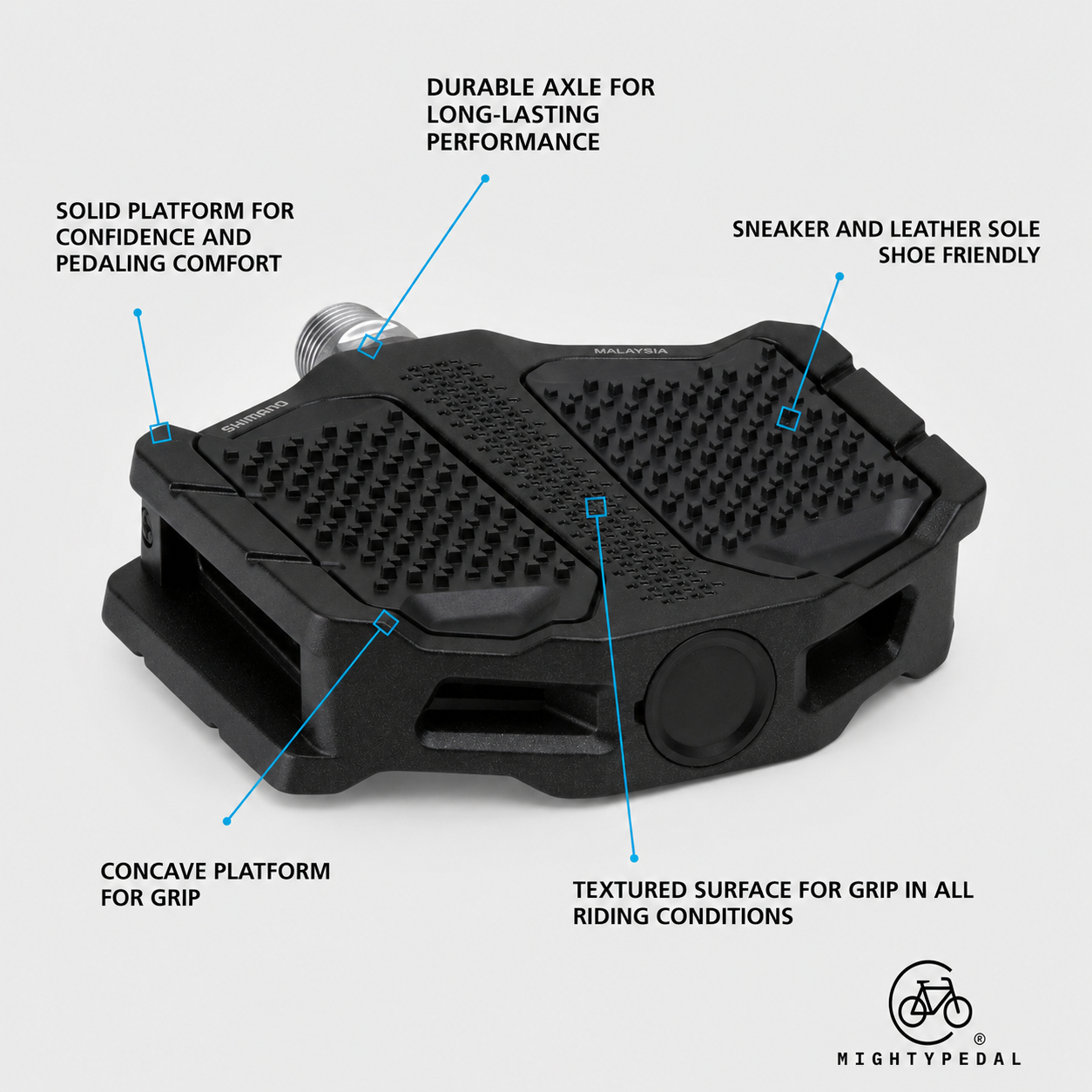 Shimano Flat Pedal, PD-EF205