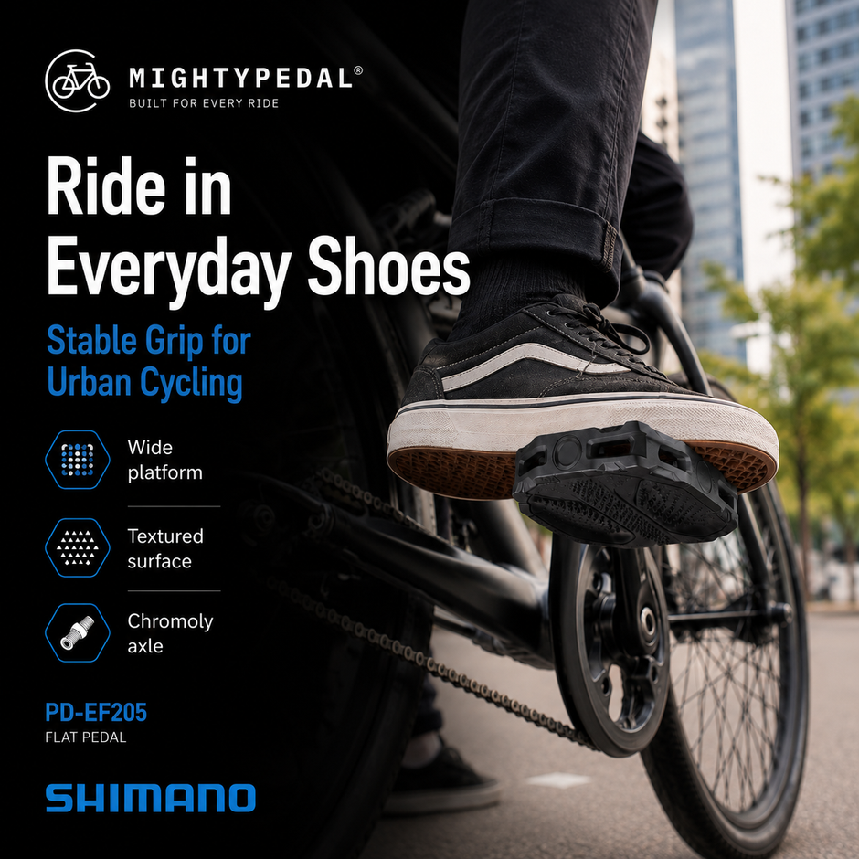 Shimano Flat Pedal, PD-EF205