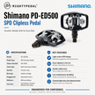Shimano Clipless Pedal, PD-ED500, SPD(SM-SH56)