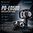 Shimano Clipless Pedal, PD-ED500, SPD(SM-SH56)
