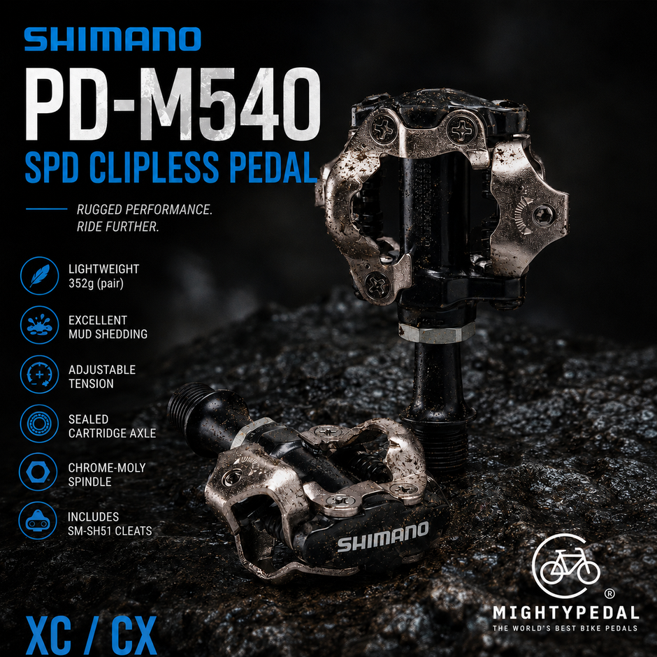 Shimano Clipless Pedal, PD-M540, SPD(SM-SH51)