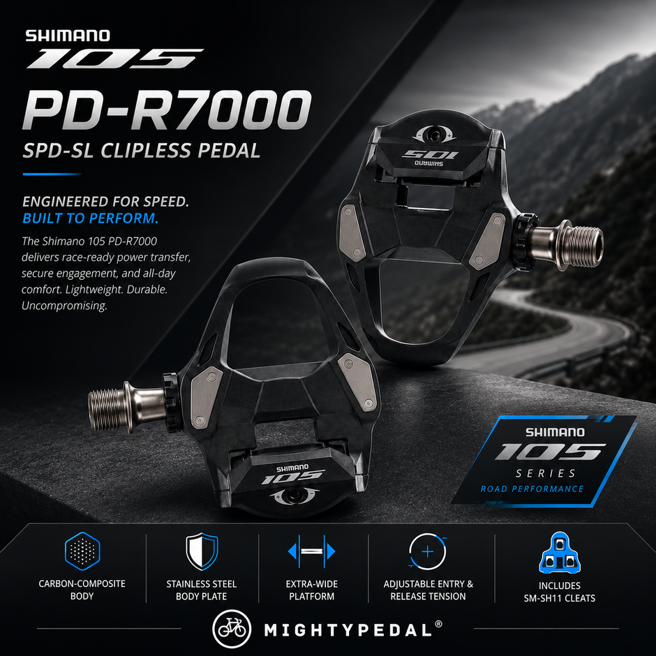 Shimano Clipless Pedal, PD-R7000, 105, SPD-SL (SM-SH11)