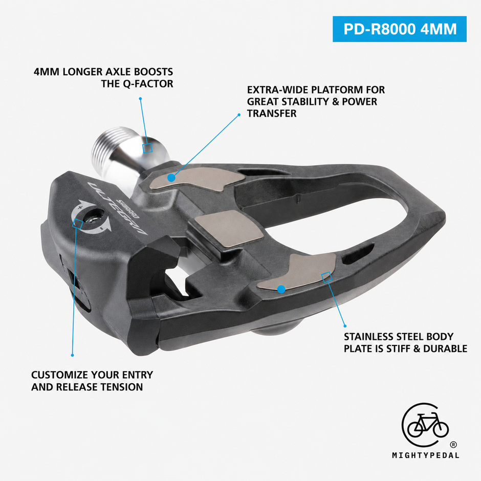 Shimano Clipless Pedal, Ultegra PD-R8000, SH-11 Cleat