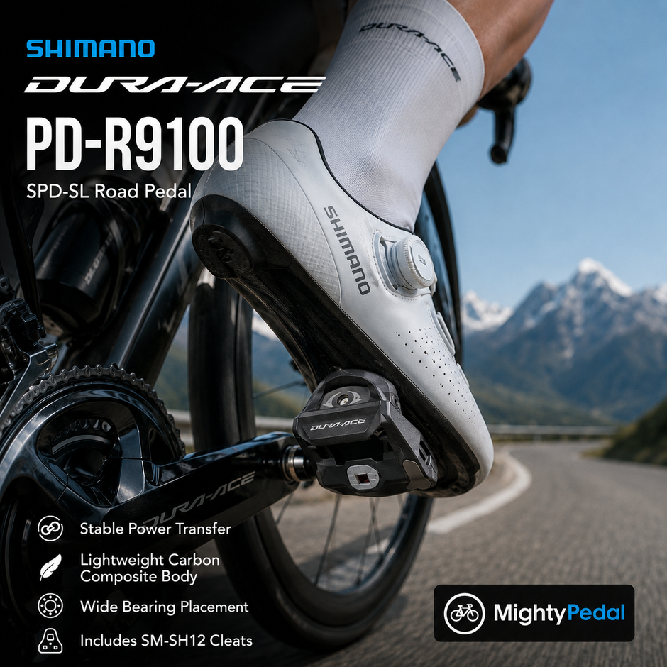 Shimano Clipless Pedal, Dura-Ace PD-R9100, SH-12 Cleat