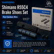 Shimano R55C4 Brake Shoes Set(Carbon Rim) , Pair , Y8L298070