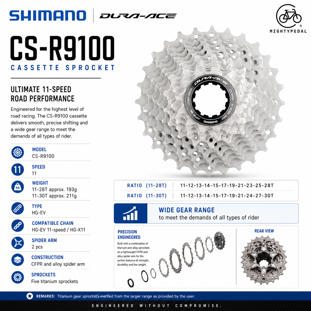 Shimano Dura-Ace ICS-R9100 , 11spd