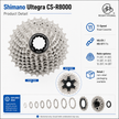 Shimano Ultegra CS-R8000, 11spd