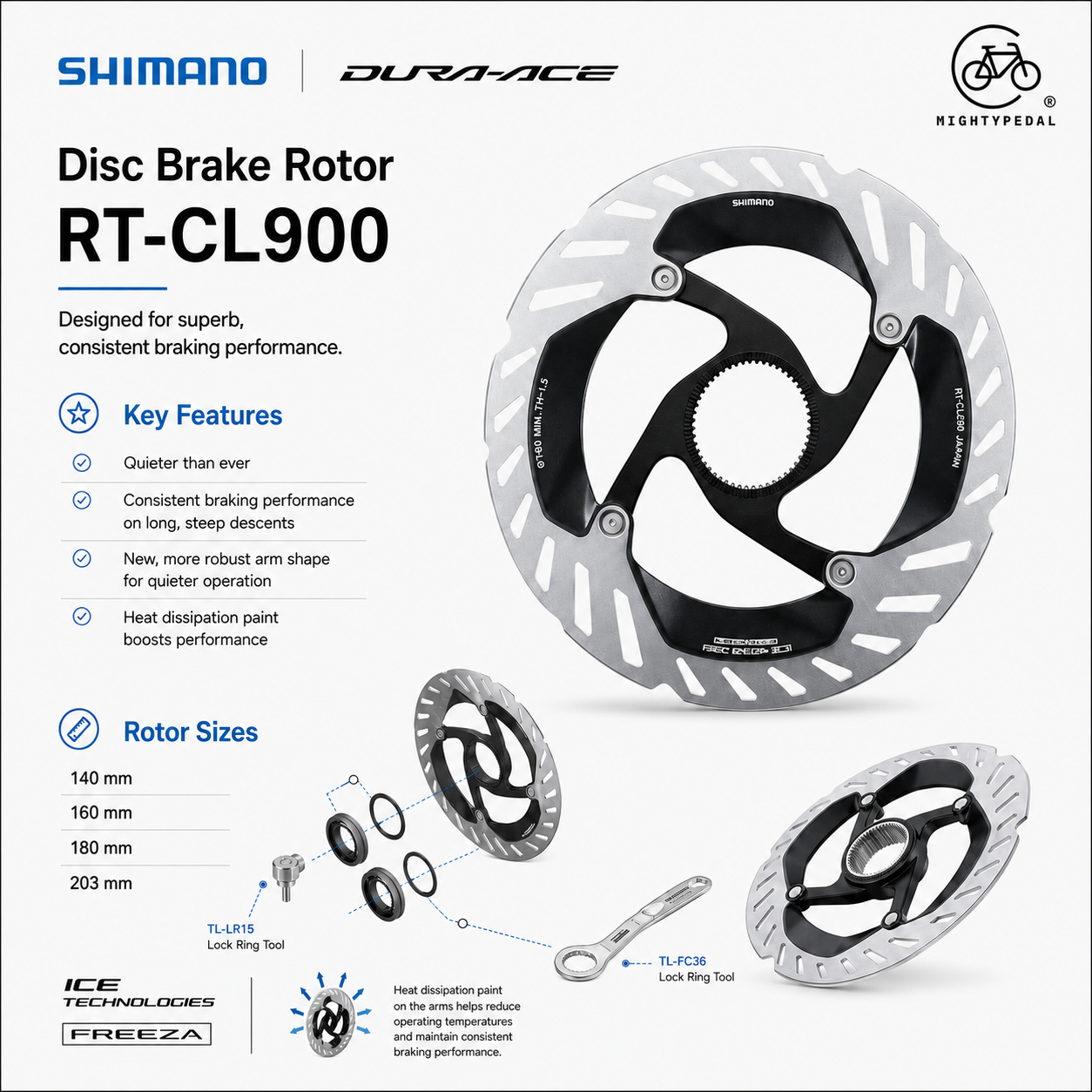 Shimano Disc Rotor RT-CL900SSE