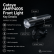 Cateye AMPP400S Front Light