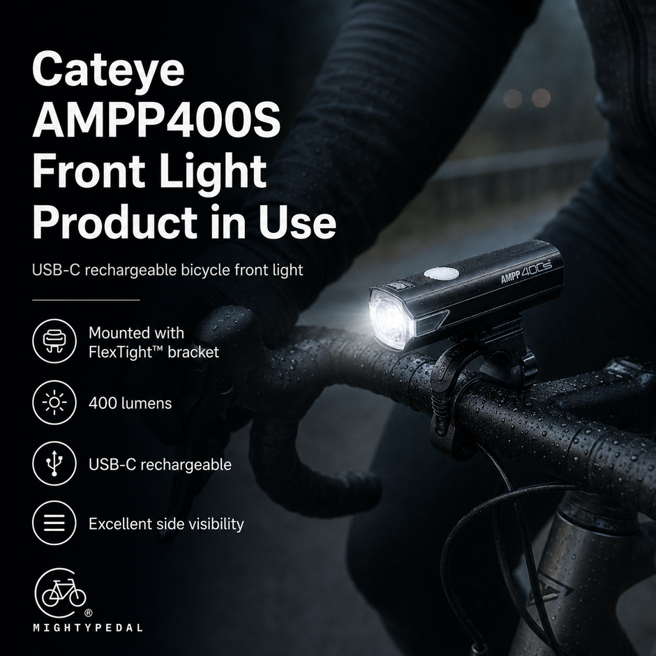 Cateye AMPP400S Front Light