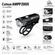 Cateye AMPP200S Front Light