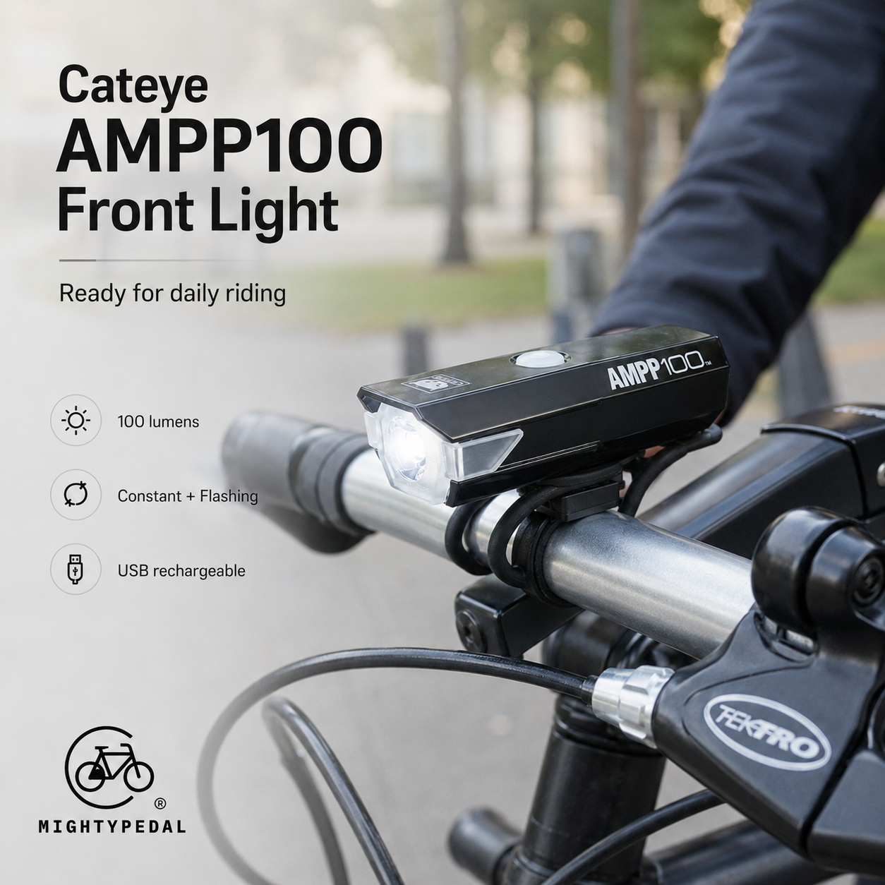 Cateye AMPP100 Front Light