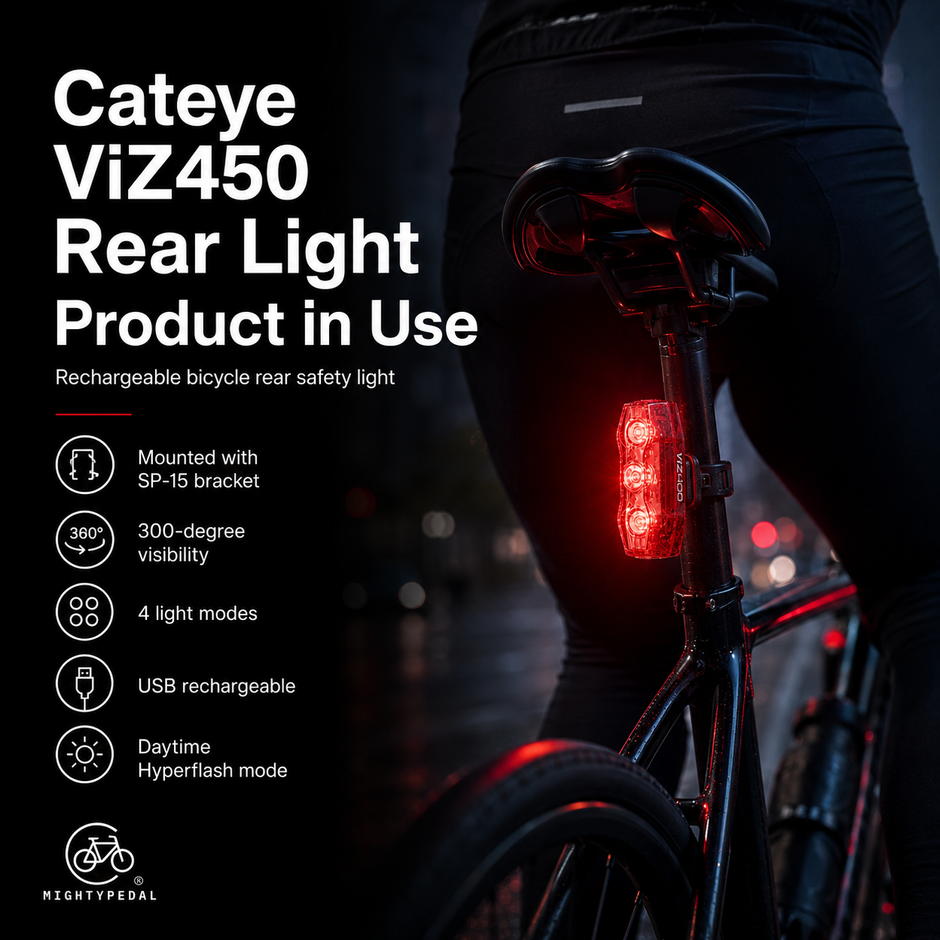 Cateye ViZ450 Rear Light