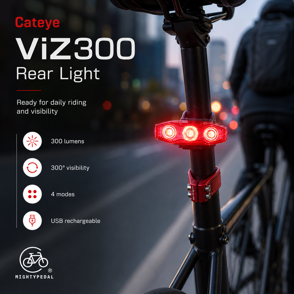 Cateye ViZ300 Rear Light