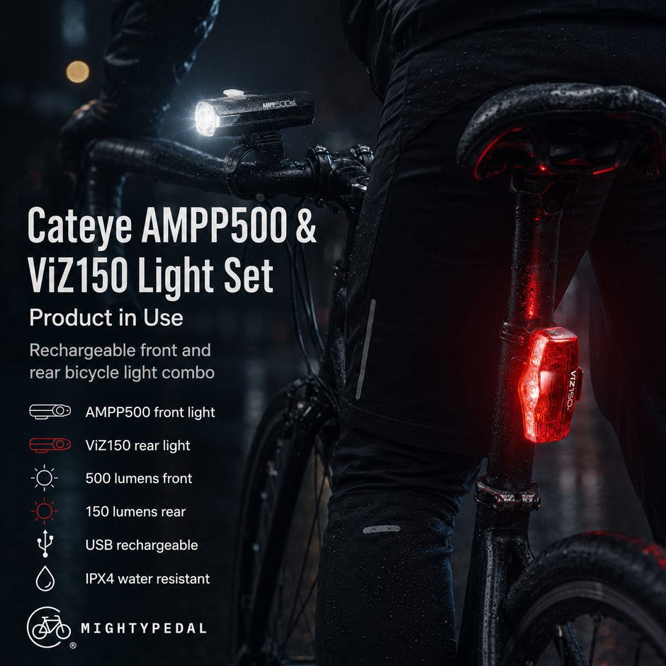 Cateye AMPP500 & ViZ150 Light Set