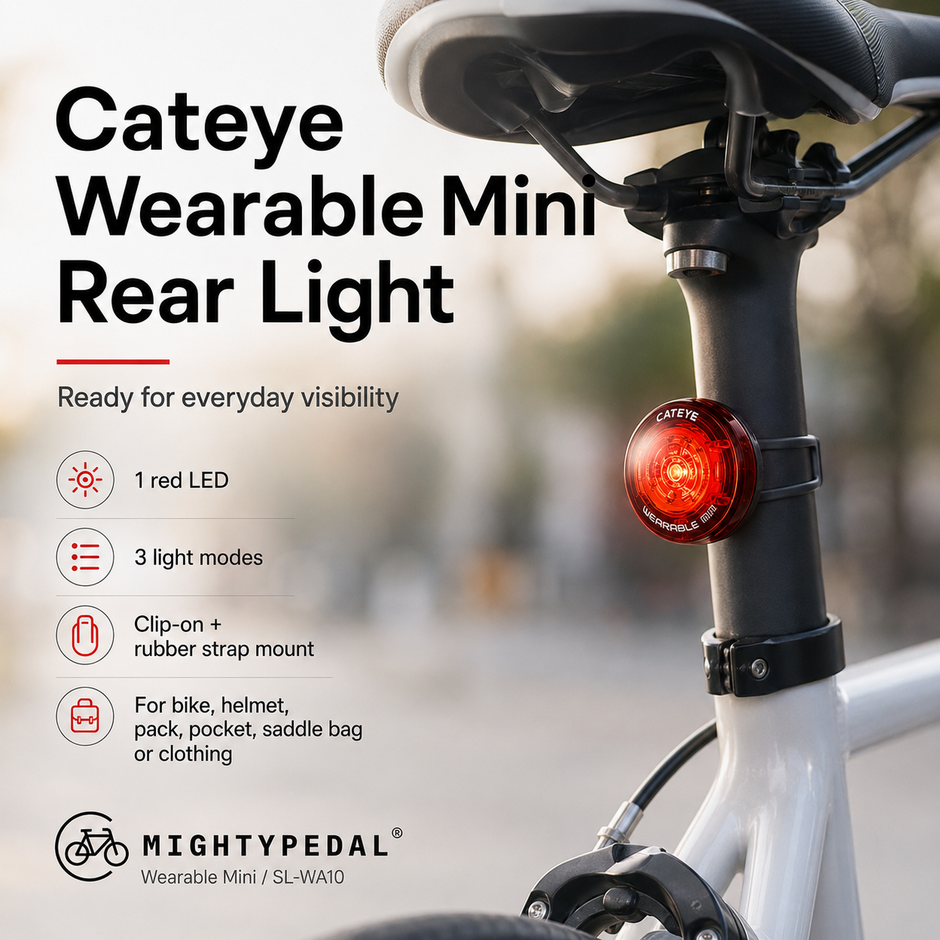 Cateye Wearable Mini Rear Light
