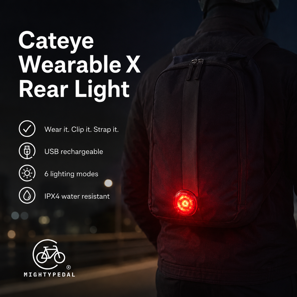 Cateye Wearable X Rear Light