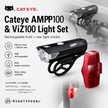 Cateye AMPP100 & ViZ100 Light Set