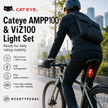 Cateye AMPP100 & ViZ100 Light Set