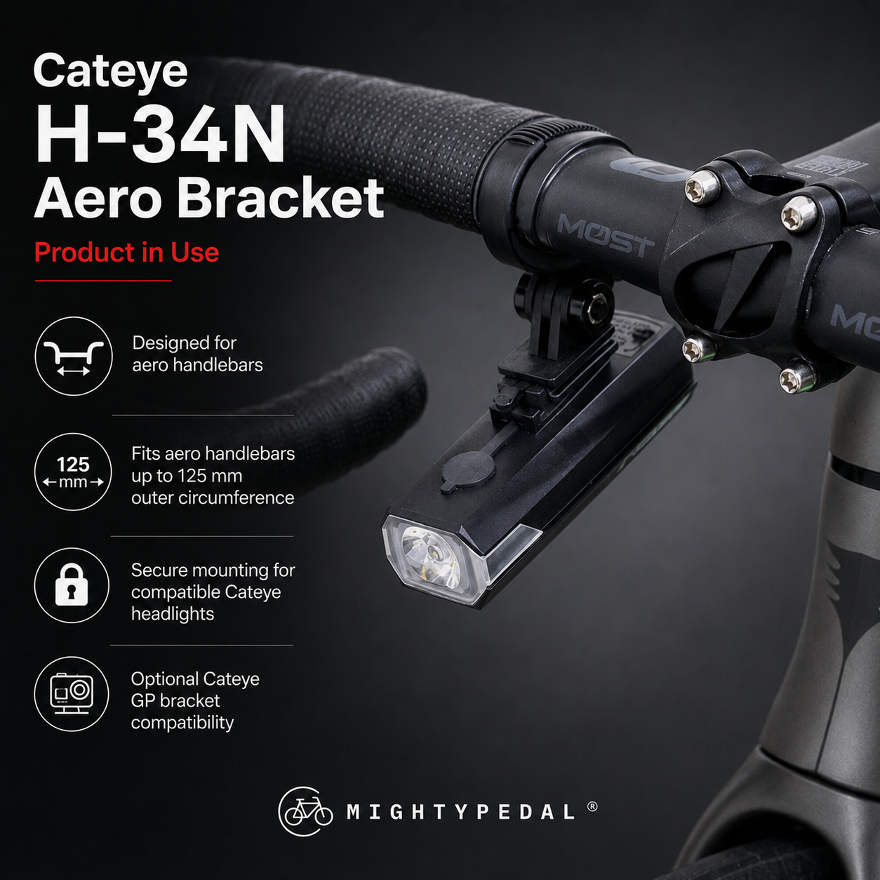 Cateye H-34N Aero Bracket 5343550