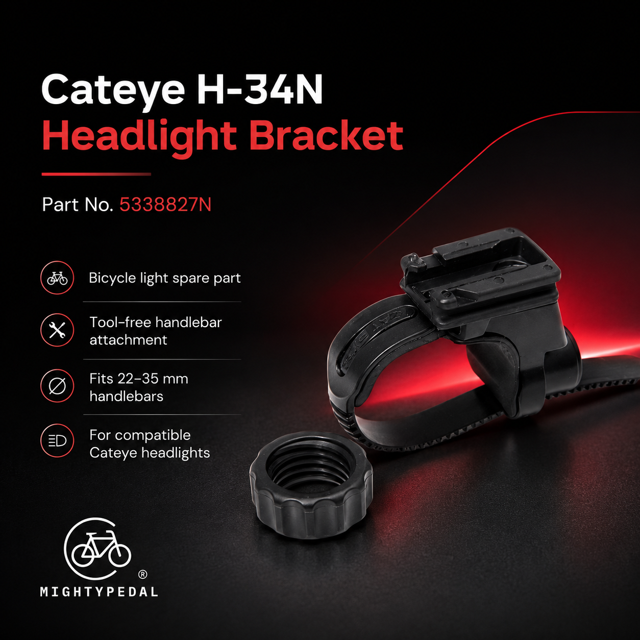 Cateye H-34N Headlight Bracket