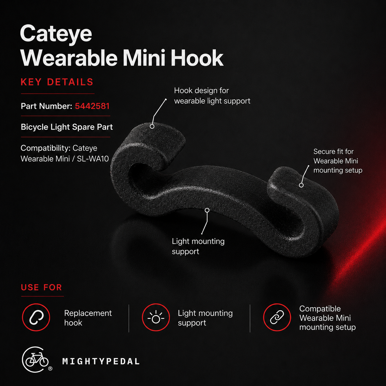Cateye Wearable Mini Hook 5442581