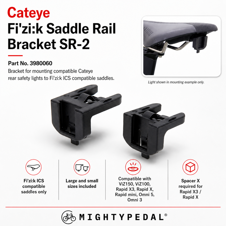 Cateye Fi'zi:k Saddle Rail Bracket SR-2