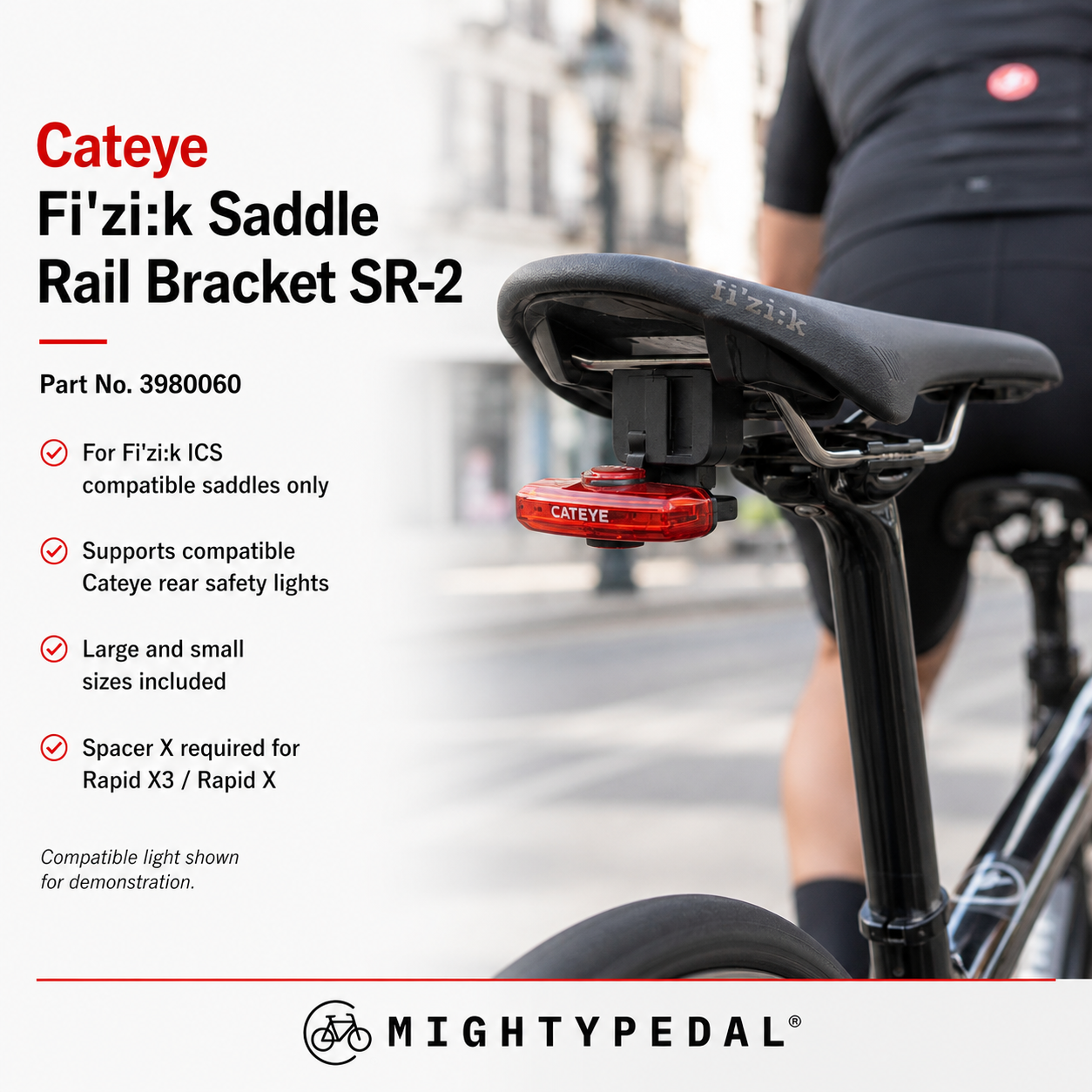 Cateye Fi'zi:k Saddle Rail Bracket SR-2