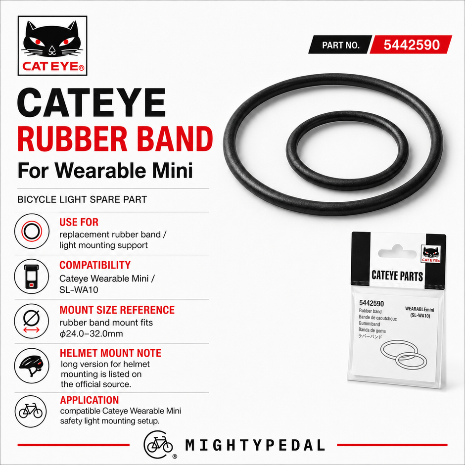 Cateye Wearable Mini Rubber Band